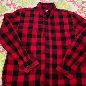 Men’s Medium Buffalo Plaid Print button down